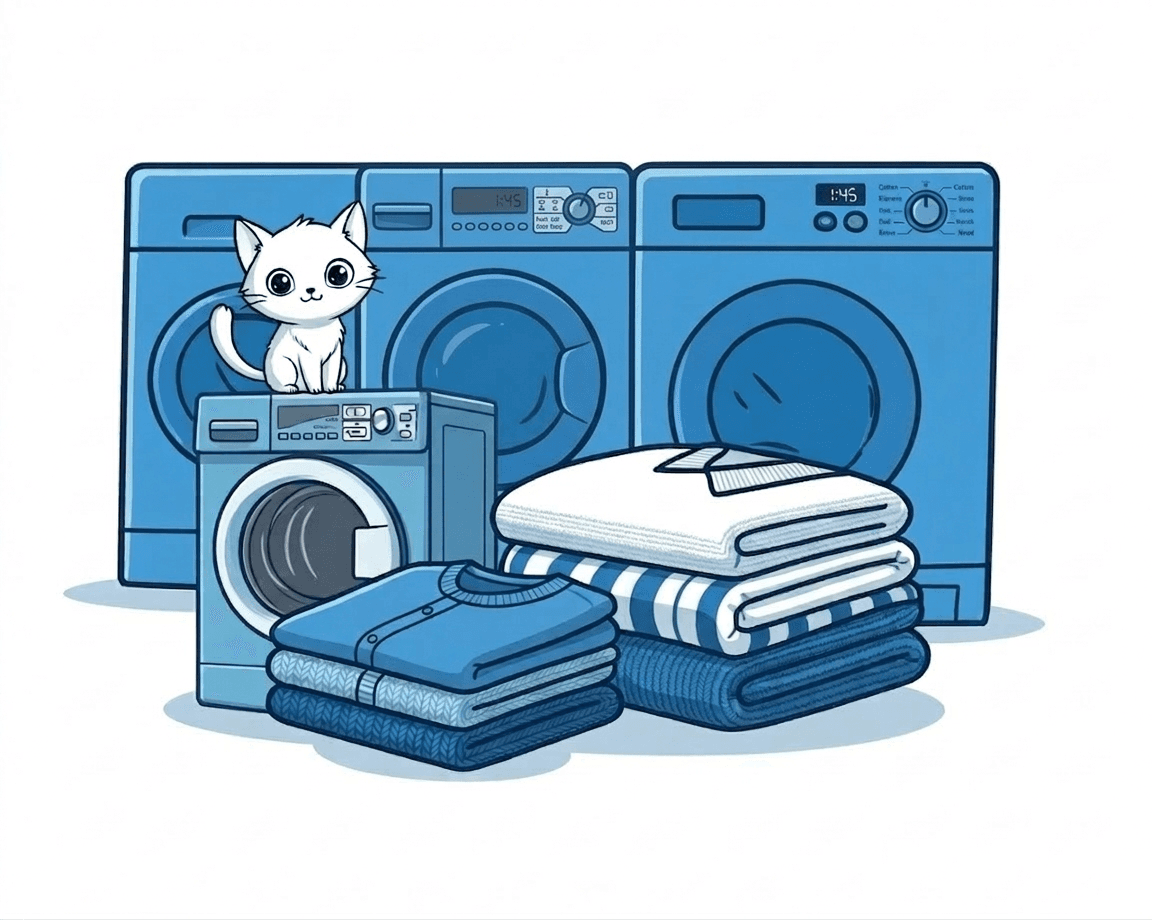 Ilustrasi laundry dari Gemini